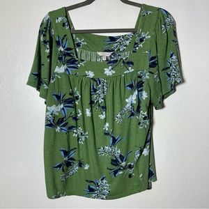 Lucky Brand, Floral Crop Top. Size XL. In excellent condition!